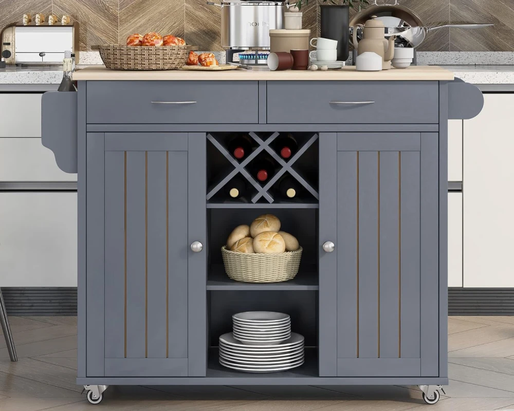 kitchen utility carts with wheels