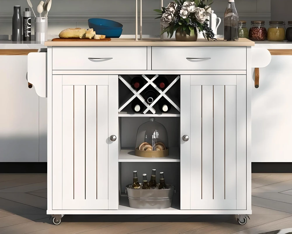 kitchen utility carts with wheels